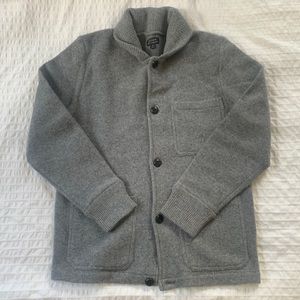 J. Crew Lambswool Cardigan/Chore Coat